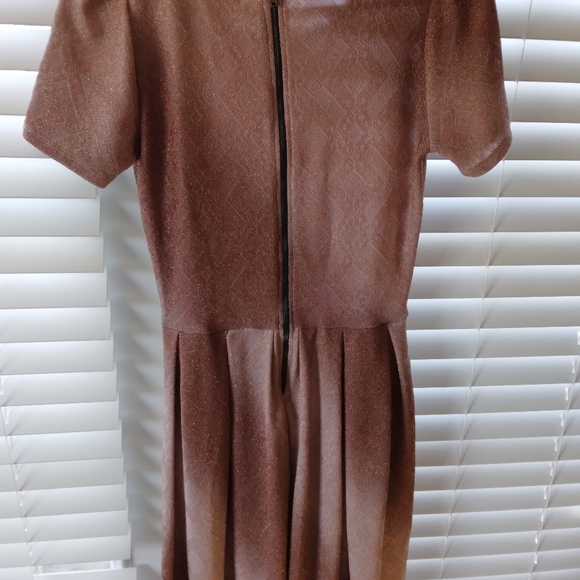 LuLaRoe Midi Dress- Soft rusted Pink - Picture 7 of 8